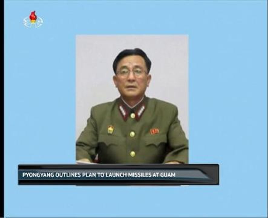 Pyonyang outlines plan to launch missiles at Guan