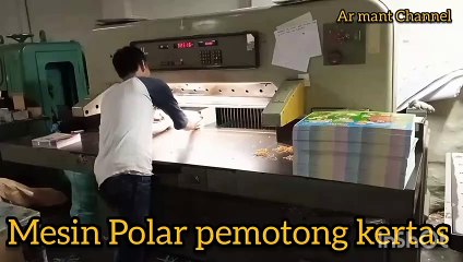 Mesin Polar pemotong kertas #offset
