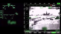 Rusya, savaş helikopterleriyle Ukrayna'daki hava saldırılarının görüntülerini paylaştı