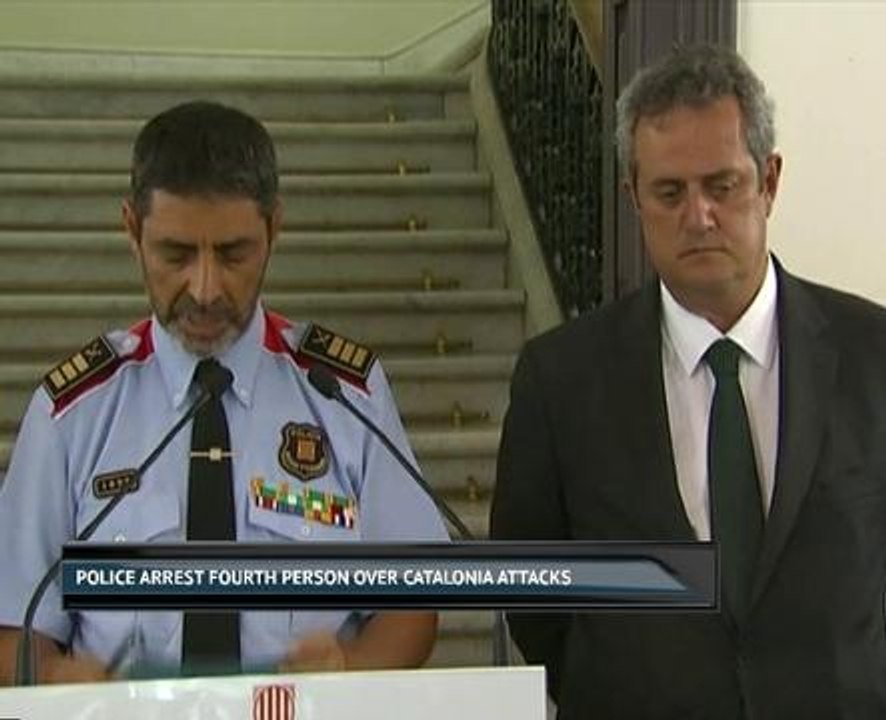 Police arrest fourth person over Catalonia attacks