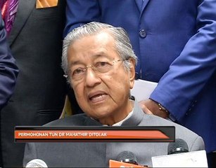 Permohonan Tun Dr Mahathir ditolak