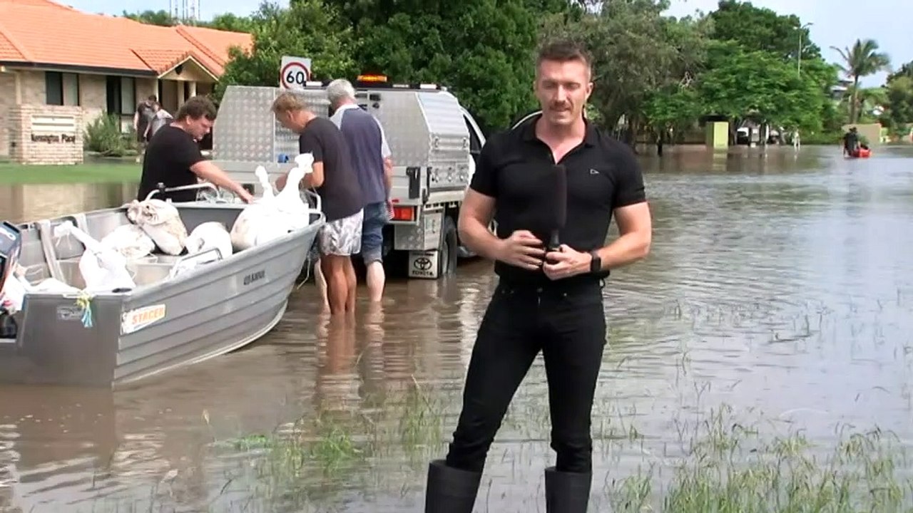 Dozens of elderly residents rescued from homes in Ballina