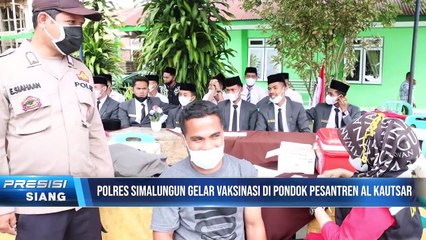 Polres Simalungun Gelar Vaksinasi di Pondok Pesantren