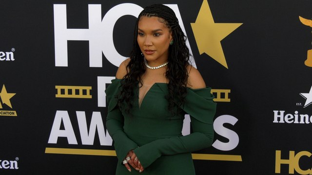 Emmy Raver-Lampman 5th Annual HCA Film Awards Red Carpet Fashion