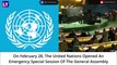 Russia-Ukraine Conflict: UN General Assembly Special Session Convened, Moscow Defends War, Kyiv Compares Putin To Hitler, Secretary General Calls For Peace