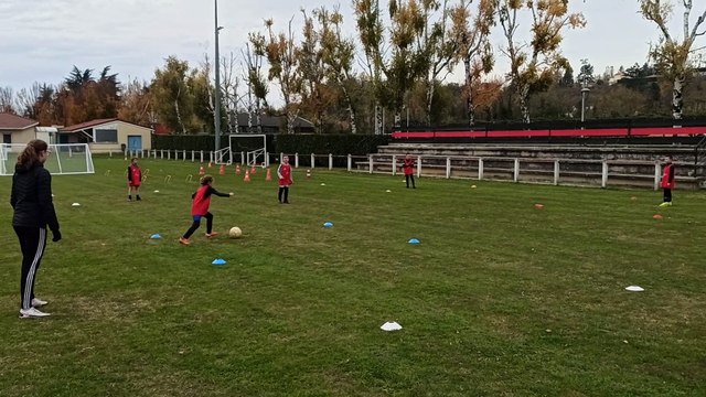 Entraînement école de foot