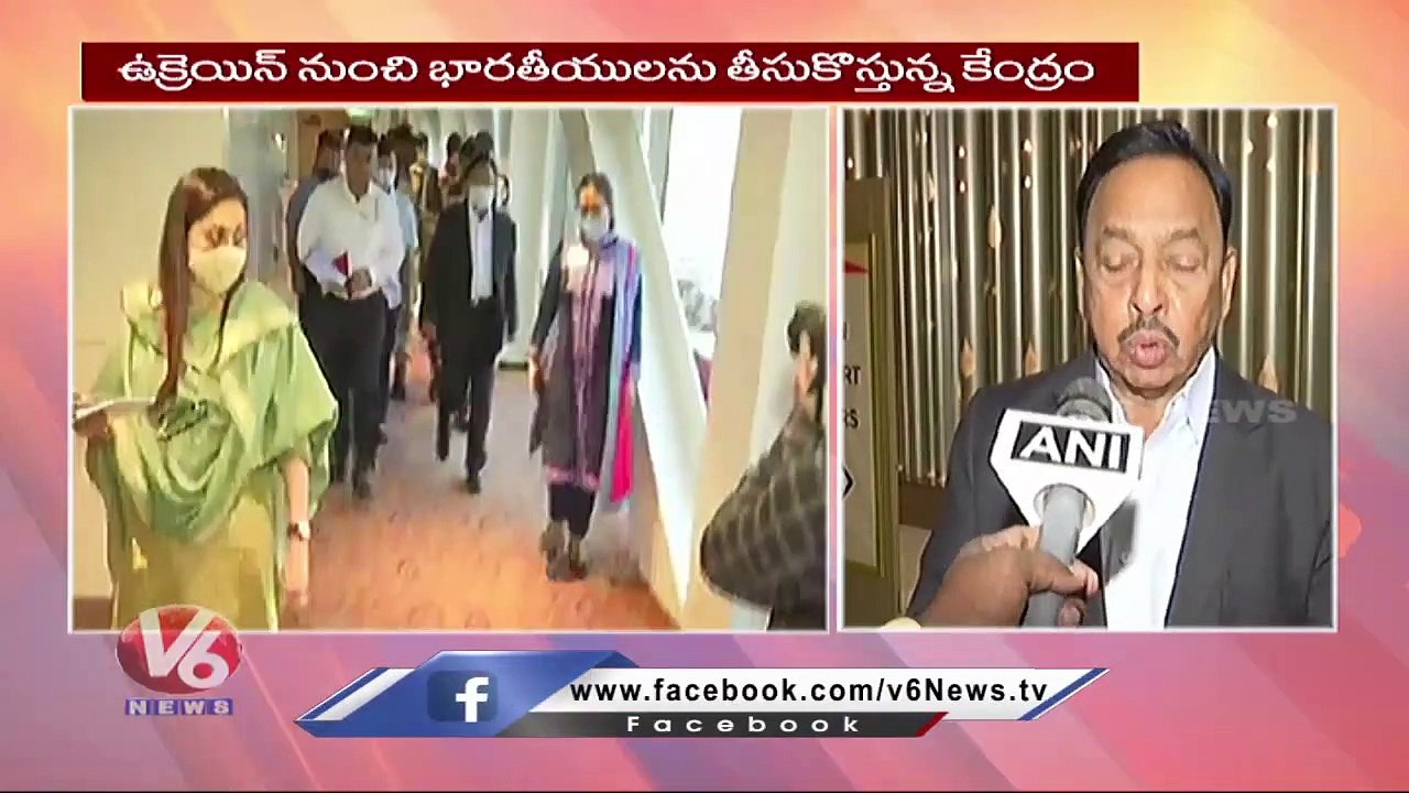 Indian Students Convey Thanks For Indian Govt Over Evacuation Process _ V6 News