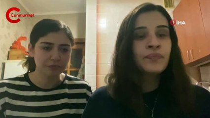 Harkov'da arkadaşlarıyla birlikte mahsur kalan Türk öğrenci saldırı anını anlattı