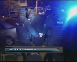 17 arrested in Australian drugs bust
