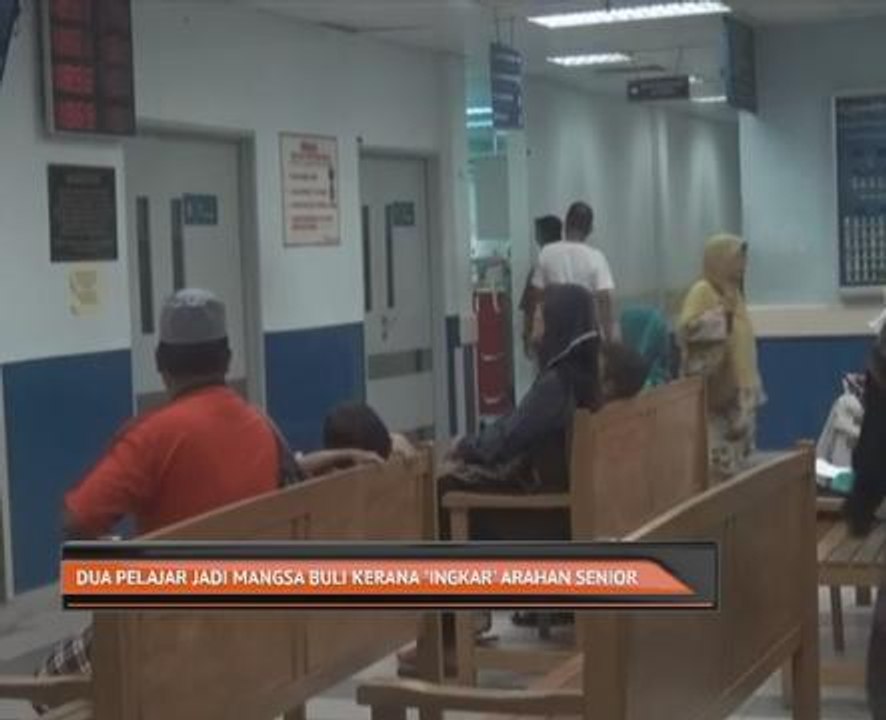 Dua pelajar jadi mangsa buli kerana 'ingkar' arahan senior