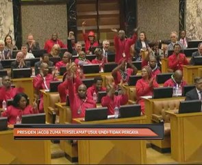 Presiden Jacob Zuma terselamat usul undi tidak percaya