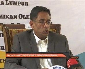 Penyakit rabies yang menular di Sarawak kini terkawal