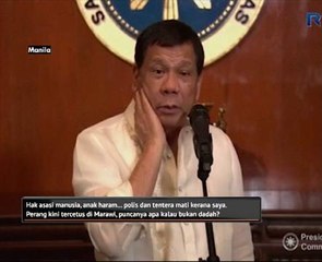 Duterte pertahan tindakan bunuh penjenayah dadah