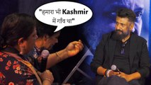 Journalist Gets Emotional & Cries During Press Conference Of 'The Kashmir Files'