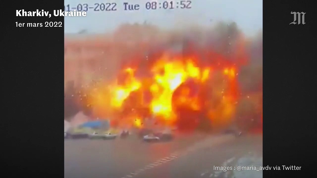 Explosion dans Kharkiv