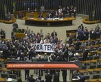 Sesi Dewan Kongres Brazil kecoh