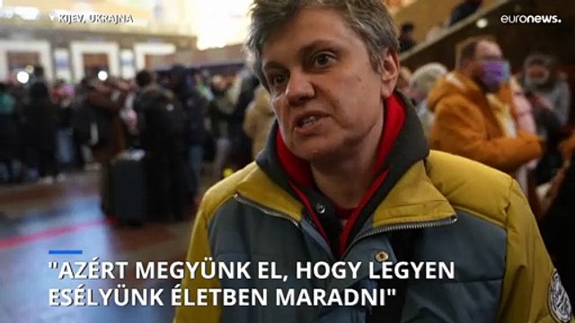 Csak és kizárólag azért megyünk el, hogy legyen esélyünk életben maradni