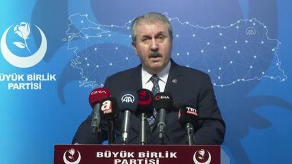 Destici: "(Altı muhalefet partisinin mutabakat metni) Uygulanması mümkün olmayan bir metin ortaya konmuş"