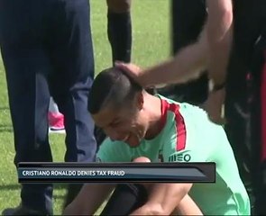 Cristiano Ronaldo denies tax fraud