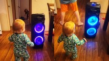 'Adorable baby breaks into dance once his jam hits '