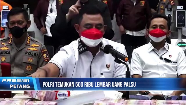 Dittipideksus Bareskrim Polri Ungkap Peredaraan Mata Uang Palsu