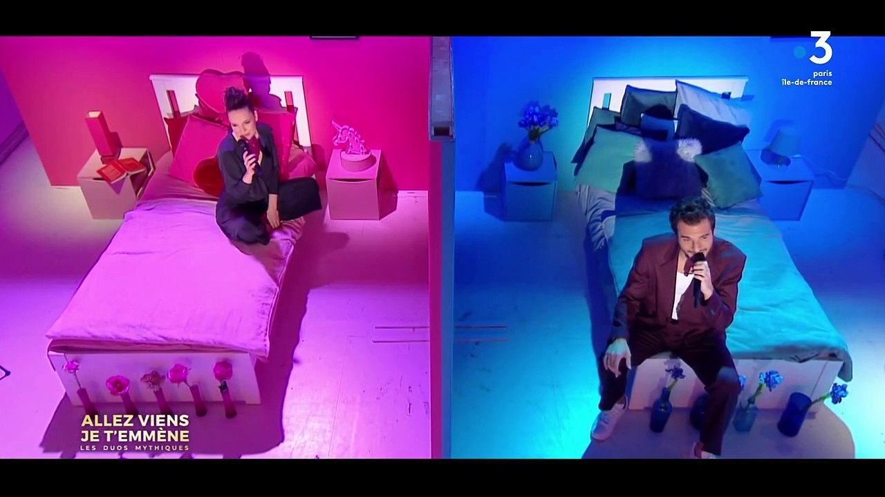 Amir et Anne Sila chantent "J'ai encore rêvé d'elle" sur France 3