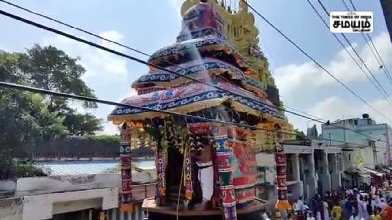 இராமேஸ்வரம் மாசி மகா சிவராத்திரி விழா; சுவாமி அம்பாள் திருத்தேரில் வீதி உலா!