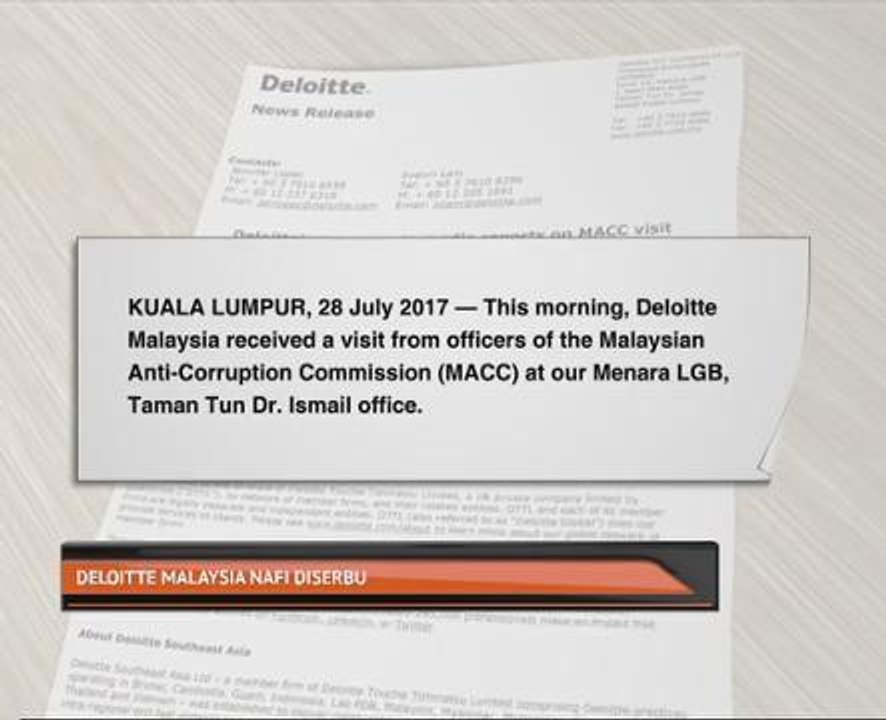 Deloitte Malaysia nafi diserbu