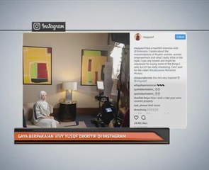 Gaya berpakaian Vivy Yusof dikritik di Instagram