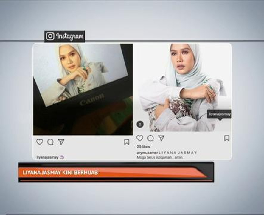 Liyana Jasmay kini berhijab