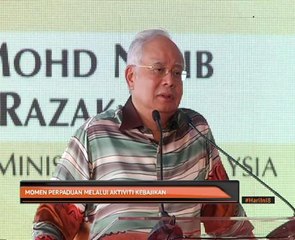 Momen perpaduan melalui aktiviti kebajikan