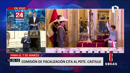 下载视频: Pedro Castillo: Comisión de Fiscalización citará al presidente por declaraciones de Karelim López