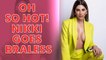 Bigg Boss 14 fame Nikki Tamboli goes braless for a photoshoot