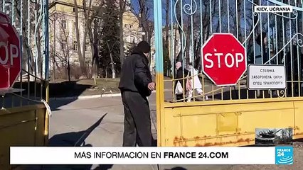 Menores de edad ucranianos hospitalizados son trasladados a búnkeres improvisados