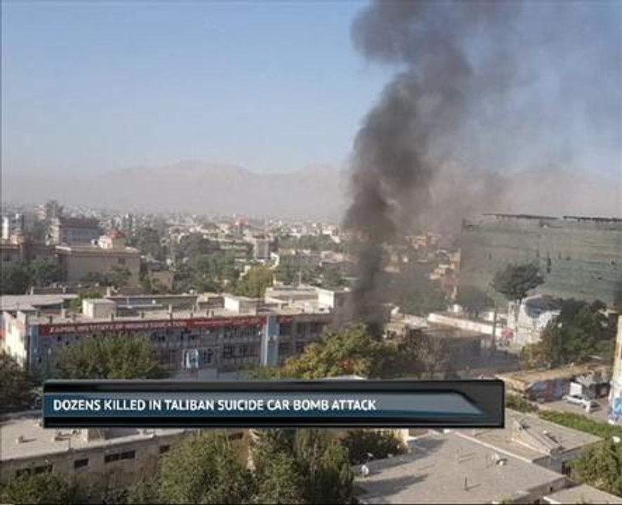 Dozens killed in Taliban suicide car bomb attack