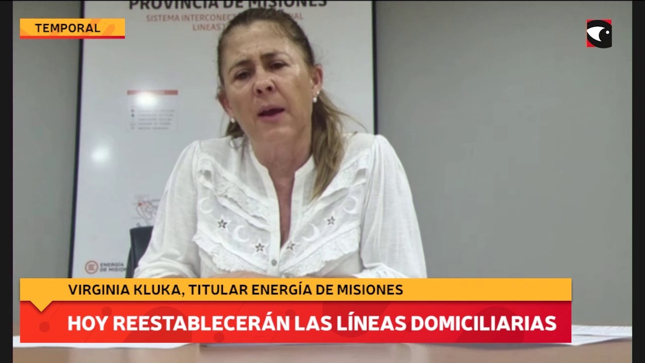 Hoy reestablecerán las líneas domiciliarias