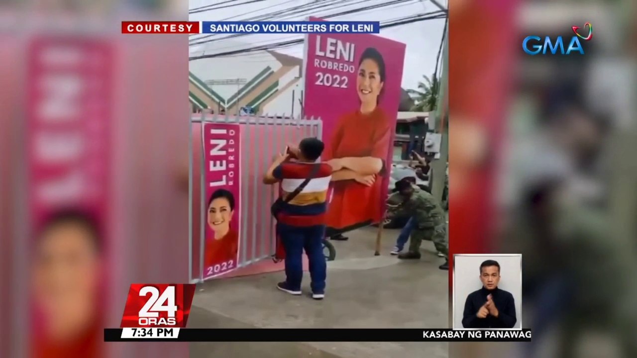Ilang tagasuporta ni Vice President Leni Robredo, naghain ng petisyon sa Korte Suprema para pigilan ang 'Oplan Baklas' ng Comelec sa mga pribadong lugar | 24 Oras