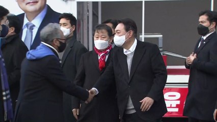 '친문 단체' 尹 지지 선언...윤석열 직접 방문 / YTN