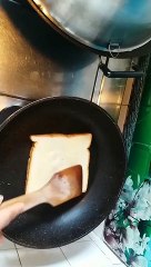 Banana Chocolate Sandwich for Breakfast