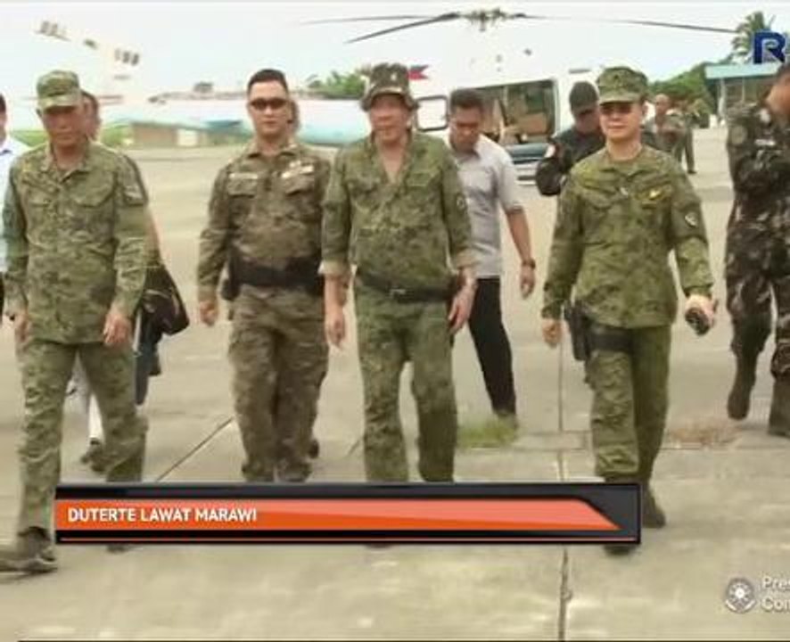 Rodrigo Duterte lawat Marawi