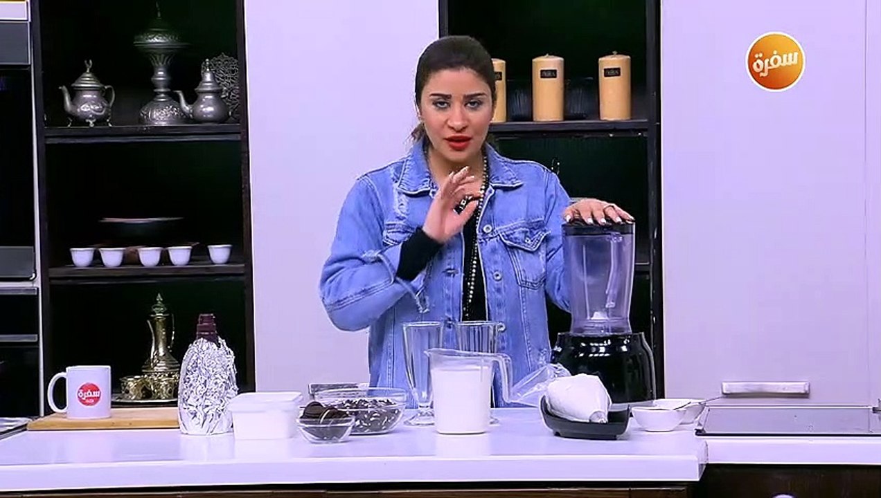 ميلك شيك بسكوت الشوكولاتة | أميرة شنب
