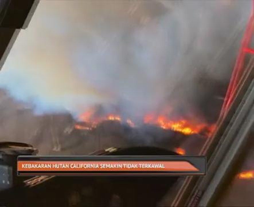 Kebakaran hutan California semakin tidak terkawal