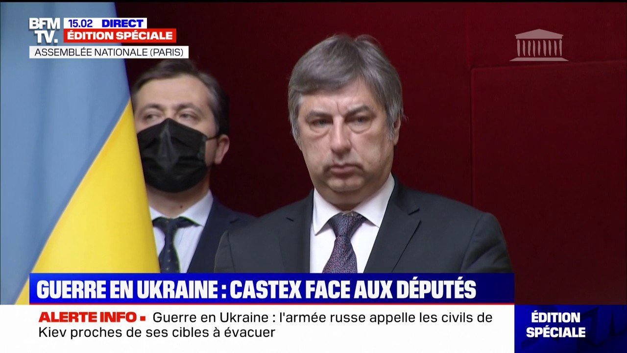 L'Assemblée nationale applaudie la présence de Vadym Omelchenko, ambassadeur d'Ukraine en France
