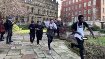 Chefs do battle in Liverpool’s Annual Pancake Day Race for Shrove Tuesday