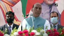 UP Polls: BJP govt won’t let ‘Bharat Mata’ down, says Rajnath Singh