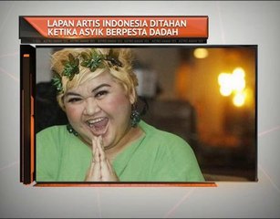 Lapan artis Indonesia ditahan ketika asyik berpesta dadah