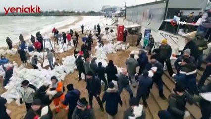 Odessa halkı Rus çıkarmasına karşı bakın ne yaptı!