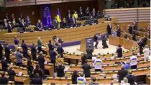 Watch: Ukraine President Zelenskyy receives standing ovation at EU Parliament