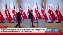 İngiltere Başbakanı Boris Johnson Varşova'da Mateusz Morawiecki İle Görüştü
