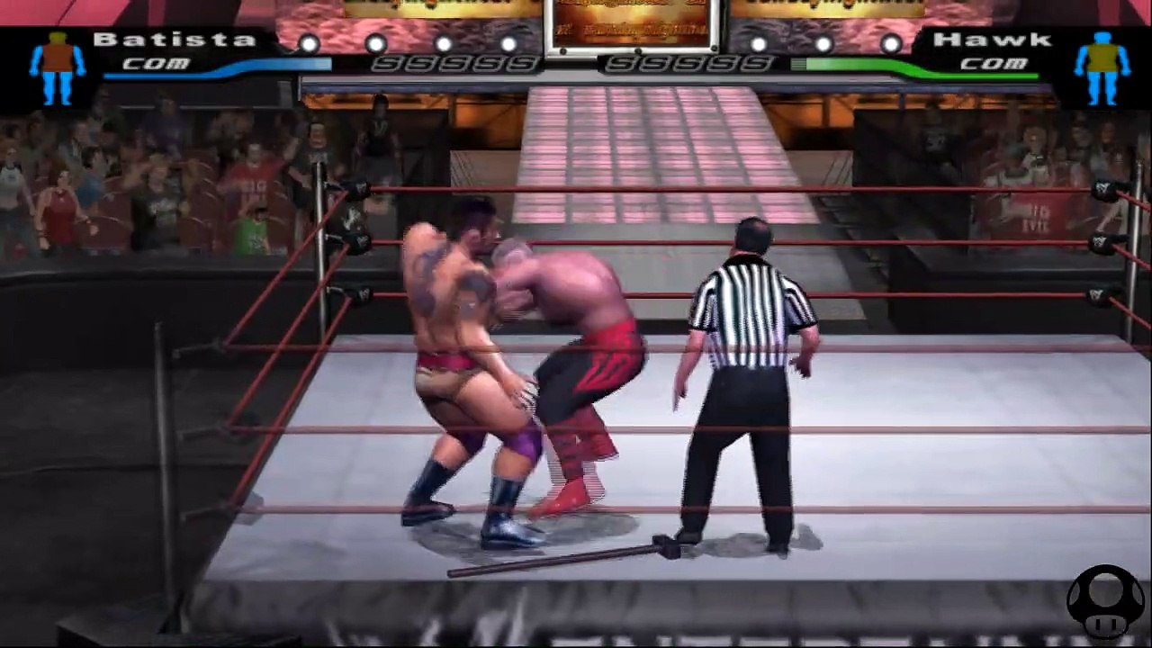 Here Comes the Pain Batista vs Hawk